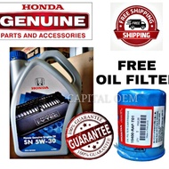 HONDA ENGINE OIL 5W30 SEMI SYNTHETIC 4LITRE