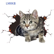 LMXKB Simulation Cats Car Sticker, Universal 3D Cat Car 3D Cat Stickers, Car Accessories Waterproof 