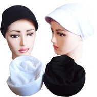 TOPI PET TALI KARET/ DALAMAN JILBAB