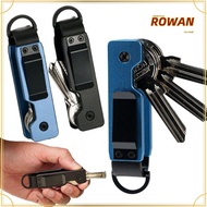 ROWANSG Key  Holder, Holds 2-5 Keys Minimalist Key Organizer,  Metal Compact Keys Fob Outdoor
