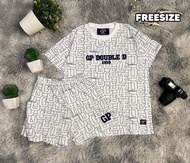 ชุดเชตGPเสื้อพร้อมกางเกงผ้าคอตตอนSMLใส่ได้