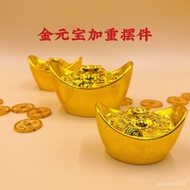 Weighted Gold Ingot Ornaments Lucky Fortune New Year Spring Festival Wealth Prosperity Simulation Bi