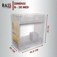 Rak Piring Gelas Mini 2 Susun Tatakan B 30 ME MED MED+T B 30MEG B 30MEG+CIS Modelline