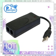 USB Fax Modem Dual Port USB2.0 56K V.92 V.90 External Modem Driver for Win 7 8 10 XP Receive Send Fa