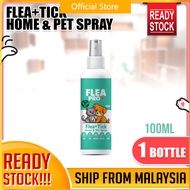 Pet Anti Flea Spray 100/500ML Flea & Tick Control Spray Cat & Dog Anti Kutu Spray Liquid Ubat Kutu K