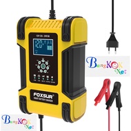FOXSUR FBC122412D FOXSUR Battery Charger เครื่องชาร์จแบตเตอรี่ รถยนต์ รถมอเตอร์ไซค์ LiFePo4 Deep 12V