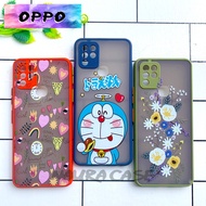 Oppo RENO 5 RENO 5F A54 Doraemon Flower Pattern Lens Cover Soft Case