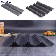 MUNDAN Baguette Baking Tray, Waves Nonstick Baguette Mold,  Baking Tool French Bread Toast Bakeware 