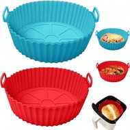 Air Fryer Silicone Pot, Air Fryer Silicone Basket Bowl, Silicone Baking Tray Pot Is Suitable For 3 T