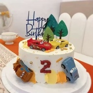 Mcqueen Diecast Car cake Topper Birthday cake Decoration