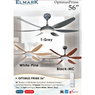 ELMARK CEILING FAN OPTIMUS PRIME 56 INCH WITH REMOTE CONTROL / 24W LED LIGHT / DC MOTOR / 6 BLADES /