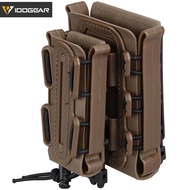 IDOGEAR นิตยสารmolle ชุดกระเป๋าสตางค์ HOLSTER Fastmag คลิปหนีบเข็มขัดพลาสติก MOLLE กระเป๋า MAG ชุด