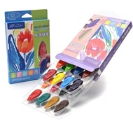 12/24Pcs Colors Water Drop Crayons Set For Kids Toddler Non-Toxic Painting Art Materials Crayon Case