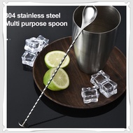 19/27.5cm Long Handle Cocktail Stirrers Bartender Mixing Stick Spoon Stainless Steel Barman Kit Acce