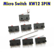 50PCS KW12 Stroke Limit Switch Contact Button KW11-3Z-2 Micro Switch Straight Handle 3PIN 5A 125V250