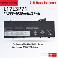 L17L3P71 Laptop Battery For Lenovo ThinkPad T480S Series L17M3P71 L17M3P72 01AV480 01AV479 01AV478 S