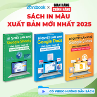Sách Google Sheets - Google Docs - Google Slide Bộ 3 Cuốn Tin Học Online Thành Thạo Sau 15 Ngày Tặng