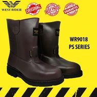 WEST RIDER SAFETY BOOT / KASUT SAFETY KERJA / LEATHER SAFETY BOOT 9018 PS SERIES HIGH CUT BOOT
