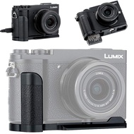 Metal Hand Grip L Bracket for Panasonic Lumix GX9 GX85 GX80 GX7 Mark III II Anti-Slip Holder, No Blo