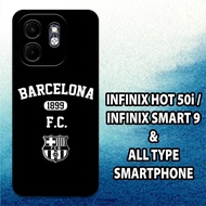 HP (GC34) Rubber Softcase INFINIX SMART 9hp Latest HOT 50i/ 2024 | Football Motif Case | INFINIX SMA