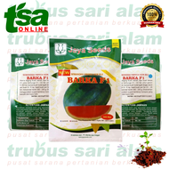 NEW BARKA F1 300biji - Benih bibit Semangka merah non biji buah segar manis jumbo besar - JAYA SEEDS