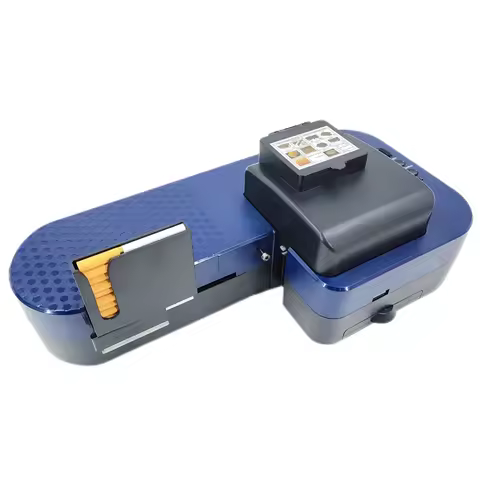 #6.5 8mm Fully Automatic Rolling Machine King Size Roll 10 Cigarettes Tobacco Filling Maker Smoking 