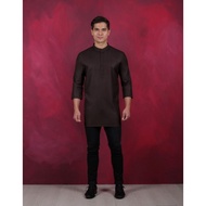 KURTA AL EIJAZ BY JAKEL IN DARK BROWN