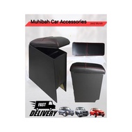 Perodua Kelisa, Kenari, Kancil | Non USB Console box Armrest | Easy Installation | Black Leather Wit