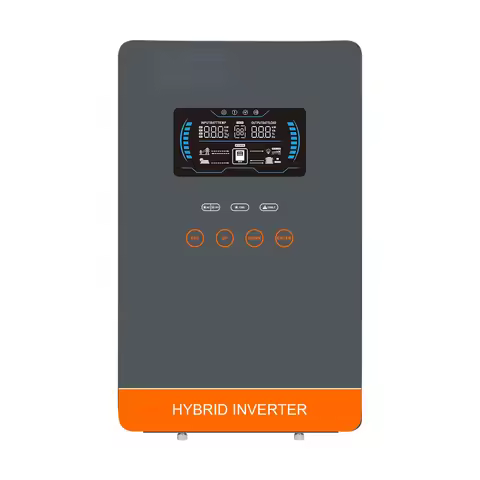 4KW Hybrid Solar Inverter 24V to 110V Off Grid Inverter Work without Battery with MPPT 140A Solar Ba