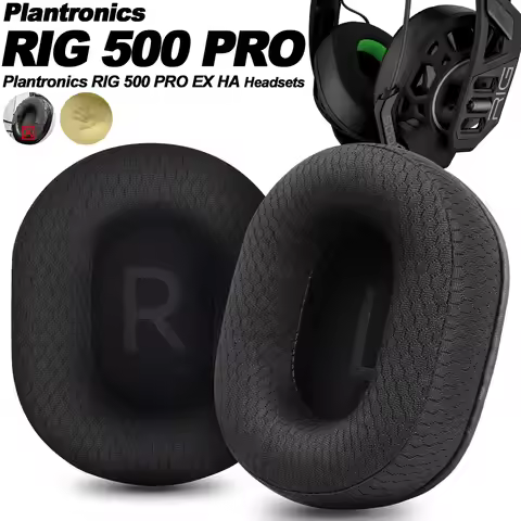 Replacement for Plantronics RIG 500 PRO EX HA Headband Ear Pads Earphone Cushions Headphones Protein