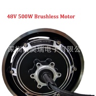 10'' Electric Scooter Hub Motor 48V 500W Brushless Dis Brake Hub Motor E Bike Motor Replacement for 