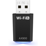 實體店鋪/SF (Wifi $88/ Wifi+BT5.4 $98) WiFi Adapter for Desktop PC, AX900 USB WiFi 6 Adapter with 5GHz/2