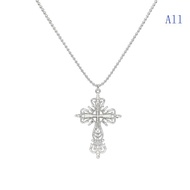 All Cross Necklace Choker Grunge Jewelry Accessories Gothic Male Female Necklaces