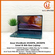ASUS VIVOBOOK X530FN_S530FN INTEL CORE I5-8265U 8GB RAM 256GB SSD MX150 USED LAPTOP REFURBISHED NOTEBOOK
