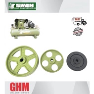 Swan Air Compressor Tank Wheel Roller 100% Genuine Part Swan Compressor Spare Part