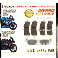 SUZUKI DISC BRAKE PADS GSX S1000R 18 - 22  GOLD QUALITY G&K