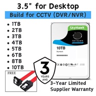 SkyHawk Surveillance HDD Hard Disk 1TB 2TB 3TB 4TB 6TB 8TB 10TB HDD 3.5" CCTV HDD Hard Drive
