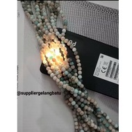 Amazonite cutting Stone Material 6mm Whitenatural Greybiru