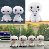 Car Interior Decoration Cartoon Baymax Robot Bobble Head Shaking Head Toy Model Toy