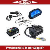 QSMOTOR 7500W Max Mid Drive Motor Kit 96V 110KPH with ND96530 Controller for E-Motorcycle, Offroad, 