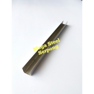 Stainless Steel U-shaped List, size 1.5 x 1.5 cm, thickness 0.8 mm (304)