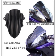 MTKRACING FOR YAMAHA YZF R15 V3.0 yamaha r15 v3  YZFR15 R 15 Motorcycle Front Screen Windshield Fair
