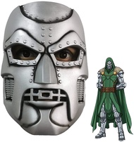 Dr Doom Latex Mask Villain Fantastic Four Victor Von Doom Helmet Cosplay Prop