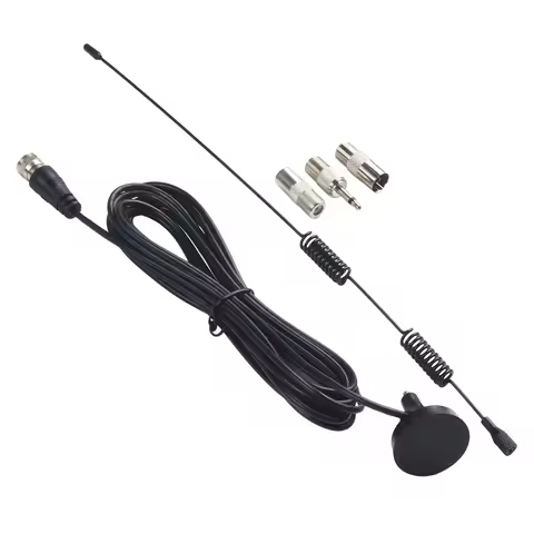 Indoor Digital Audio Antenna, Enhance FM AM Radio Reception, Magnetic Base Mount, Compatible With AV