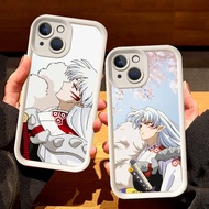 White Casing for iphone 7 14 6 13 6s 8 Pro Max Plus S97 InuYasha