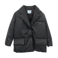【二手】Prada PRADA 羽絨外套 Re-Nylon 黑色尼龍羽絨外套 女款二手 B