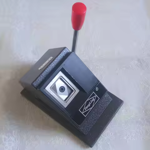 Heavy Duty Manual Photo Paper Cutter Multi Sheets Stand Paper Graphic Punch Die Cutter Passport Cred