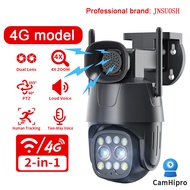 2.5 inch ball type dual lens wifi/4G SIM card 2.0MP/4.0MP IP network camera/CCTV outdoor waterproof pan head/two-way voice/360 degree night vision full color/human shape tracking