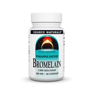 Bromelain 500 mg Pineapple Enzyme Caps, 60 ct