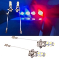 2x H3 5050 White 9 SMD LED DC12V Auto Car Fog Light Lamp LED Bulbs 6500K 9SMD Fog Light 9SMD H3 9SMD